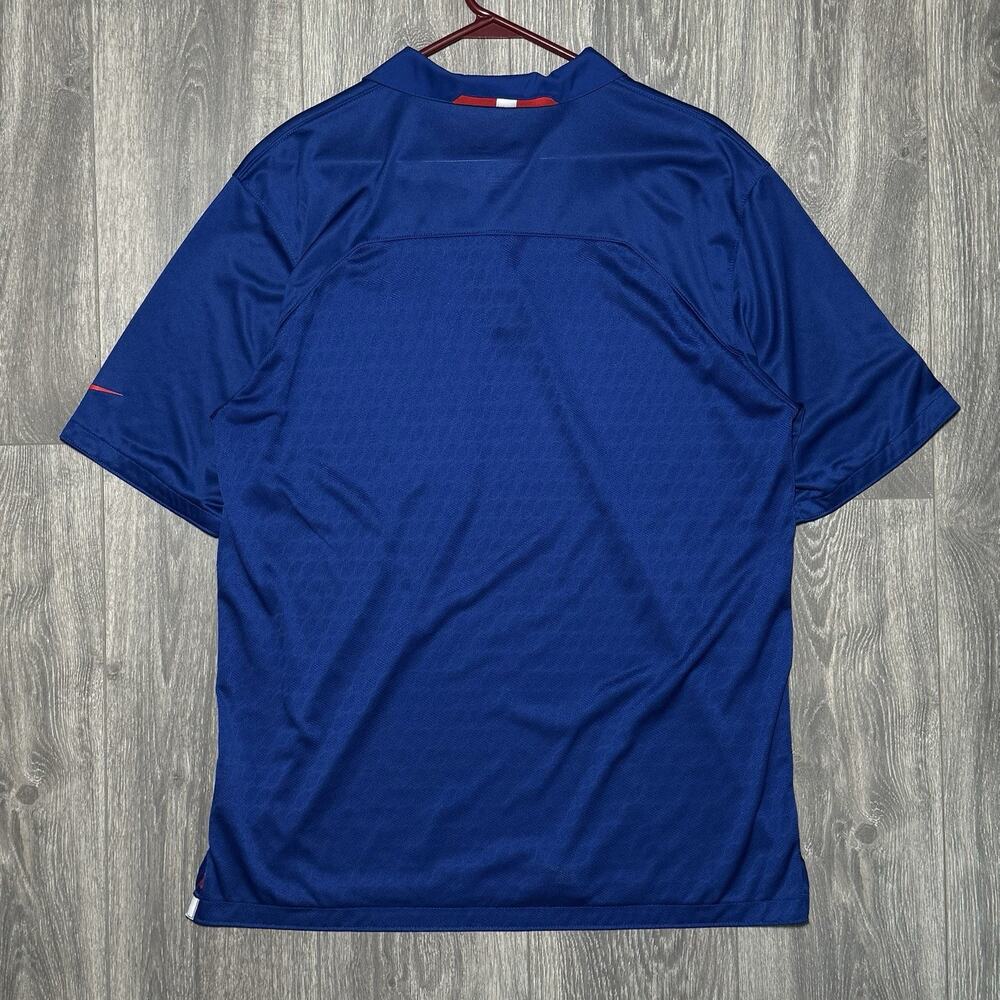 Nike Buffalo Bills Dri-Fit Polo Shirt Mens Large Blue Red Team Issue NFL Logo - Picture 4 of 10